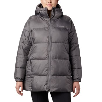 Columbia Ženske Jakne - Puffect Mid Hooded Sive | ZWIU-12754